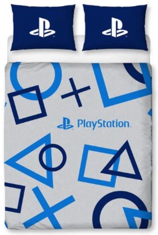 Play Station Dekbedovertrek 200x200 Katoen 2in1 Duurzaam