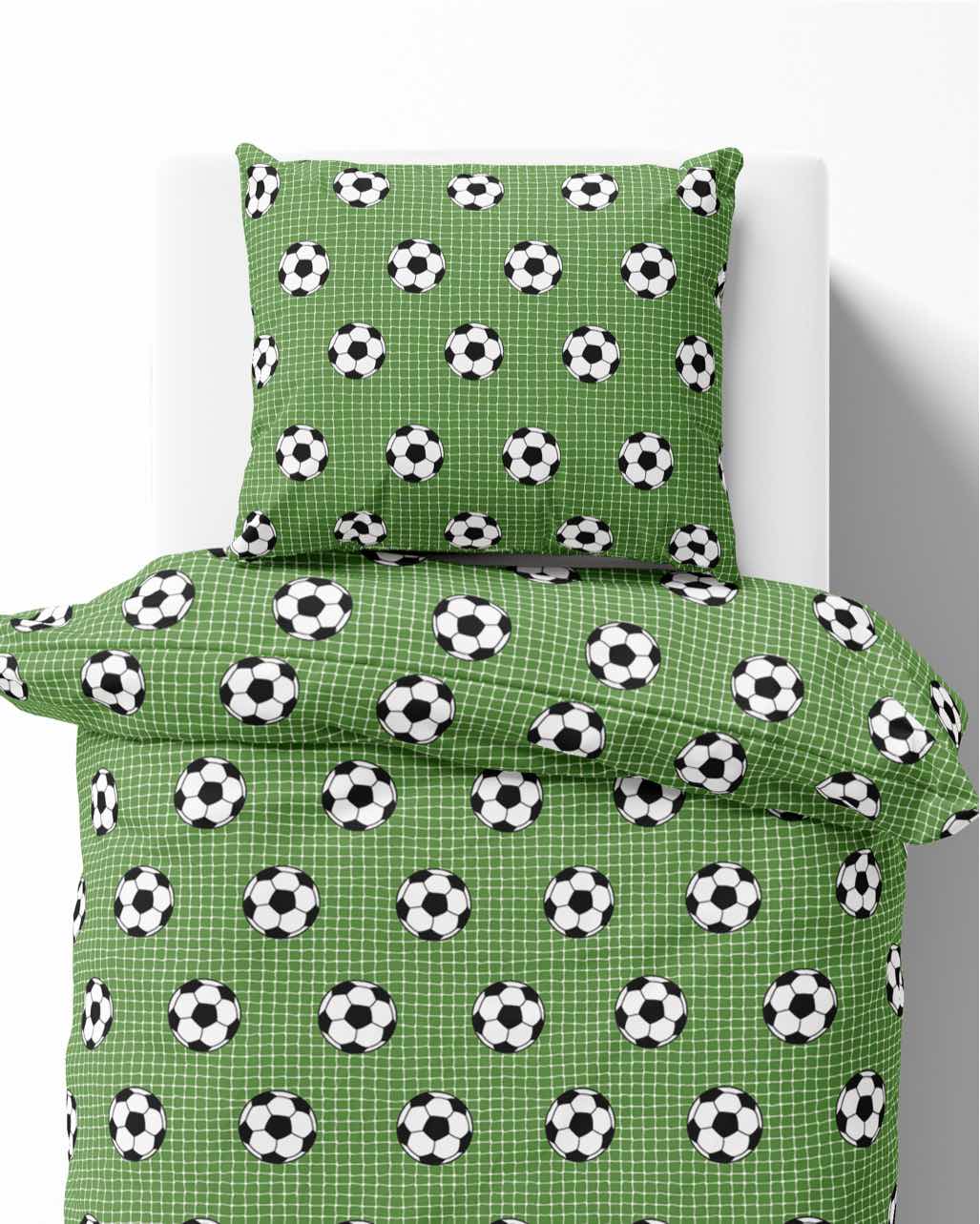 Voetbal Dekbedovertrek 140x200 Duurzaam Katoen