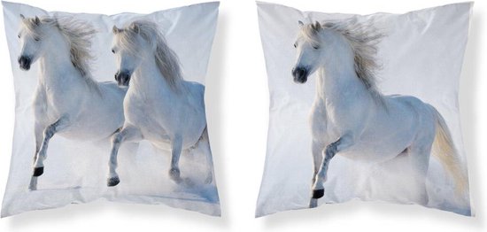 Paard sierkussen 40x40cm INCL vulling