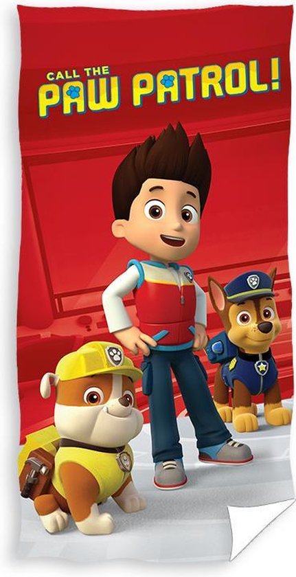 Paw Patrol Handdoek 70x140 Katoen Duurzaam