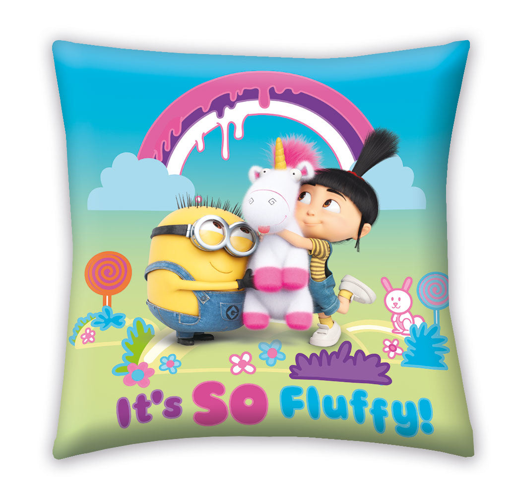 Despicable Me Kussen Fluffy Unicorn Sierkussen 40x40