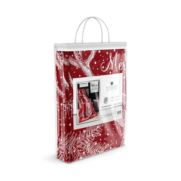 Kerst Fleeceplaid 150x200 Duurzaam Goed Kwaliteit Deken