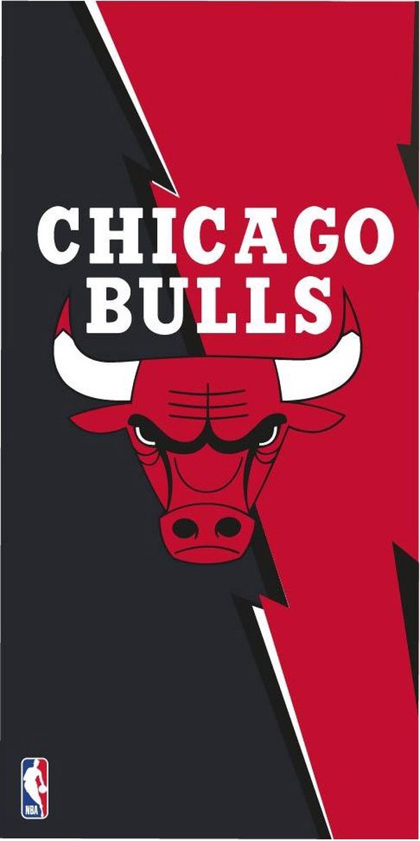 NBA Basketball Badlaken 70x140cm Katoen Chicago Bulls
