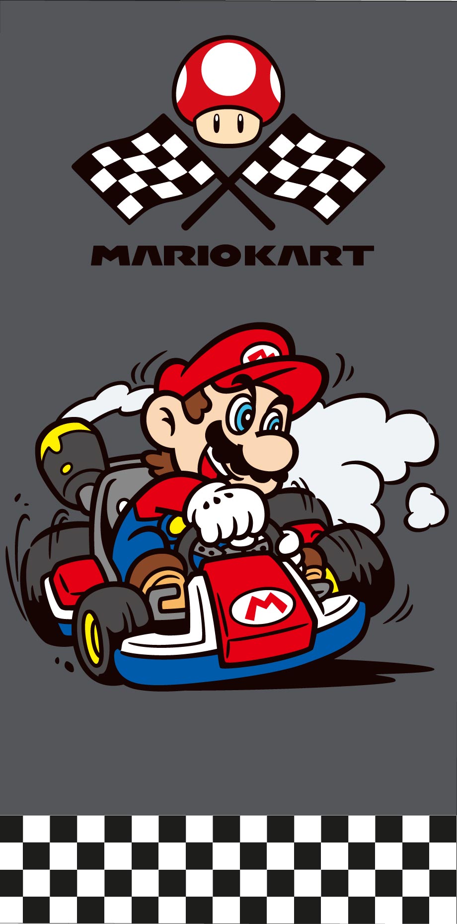 Super Mario Bros Handdoek Badlaken 70x140cm Duurzaam