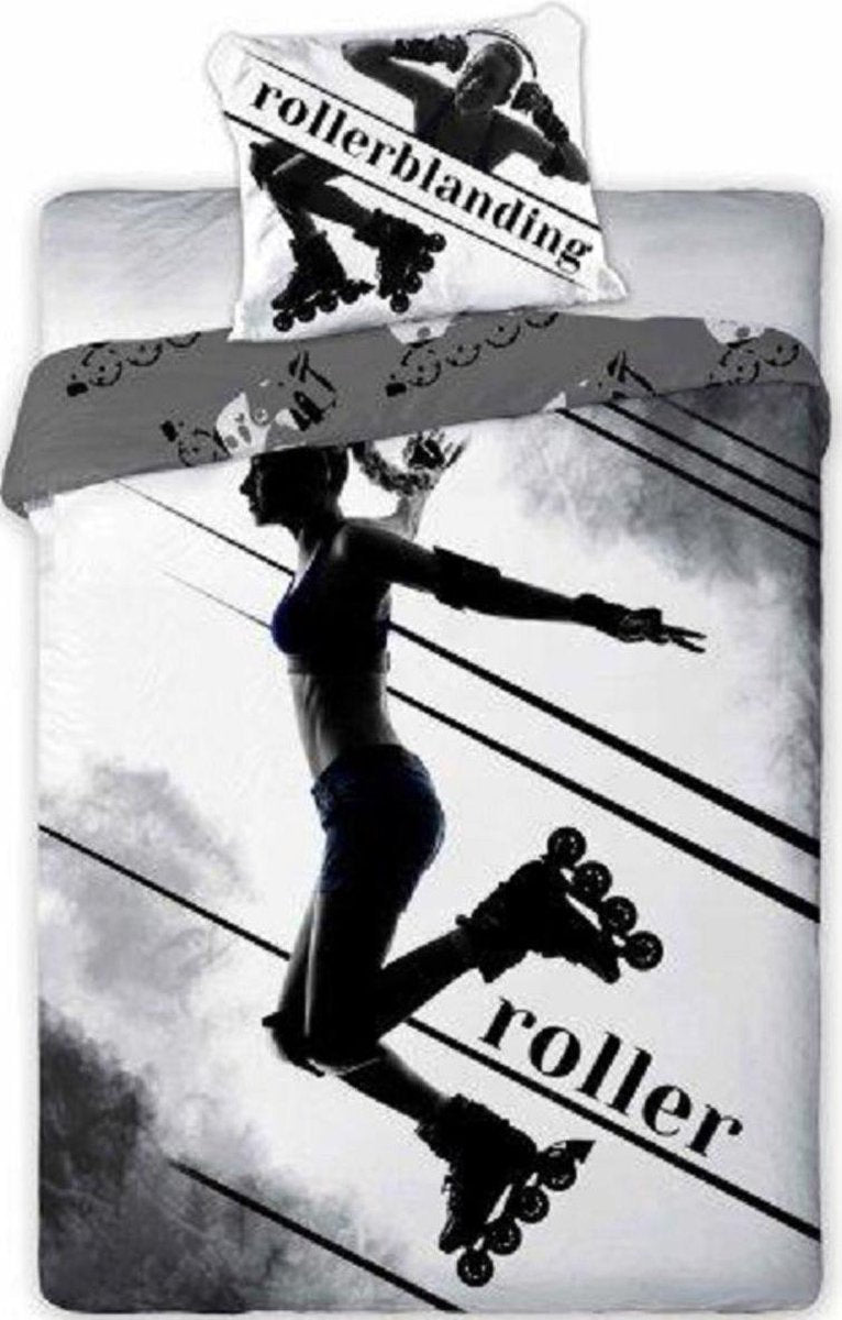 Skateboard Dekbedovertrek 140x200cm Duurzaam Katoen 2in1