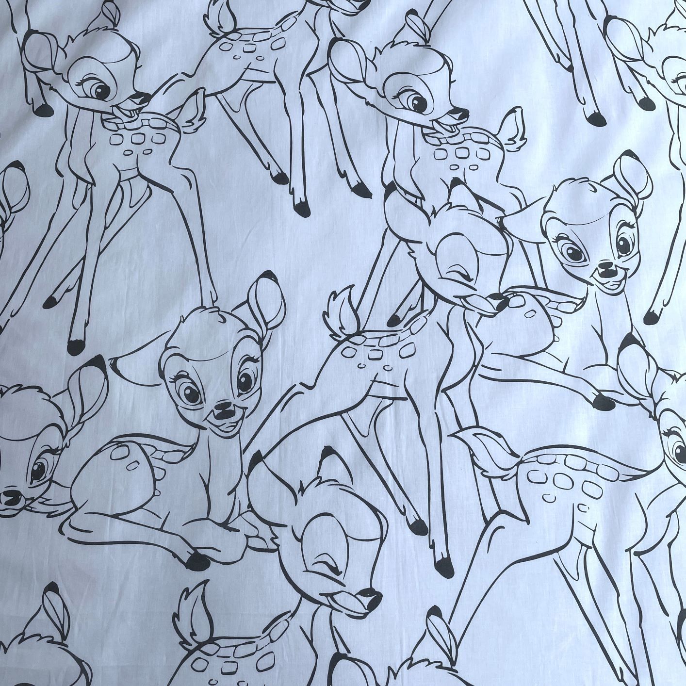 Disney Bambi Strepen Dekbedovertrek 100x135 Duurzaam 2in1 Katoen