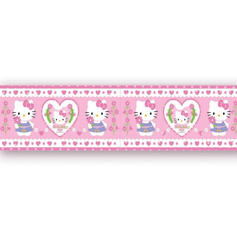 Hello Kitty Behangrand Hartjes