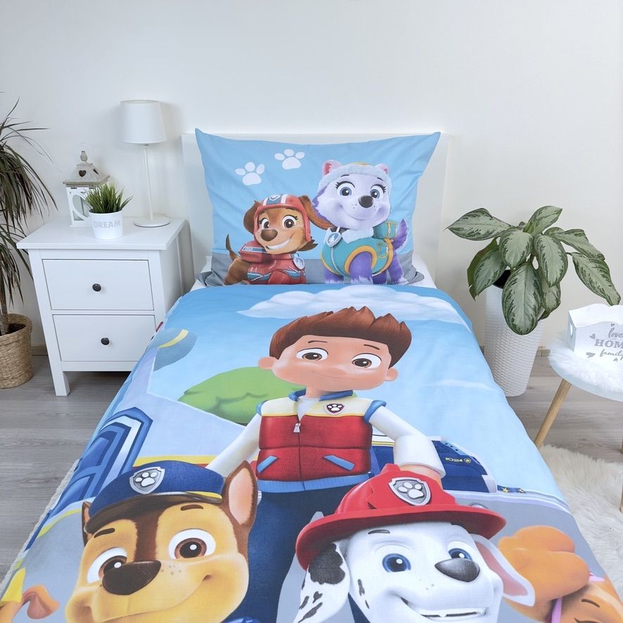 PAW Patrol Dekbedovertrek 140x200 2in1 Duurzaam Katoen
