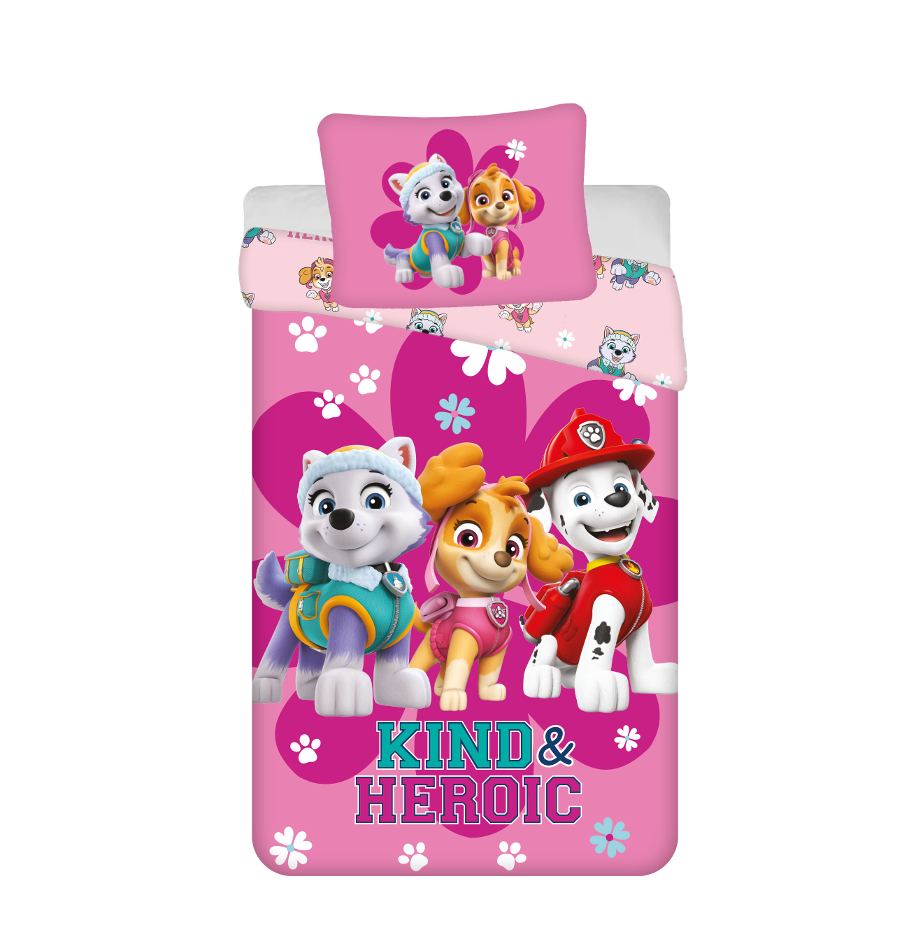 PAW Patrol Dekbedovertrek 140x200 2in1 Duurzaam Katoen Heroic
