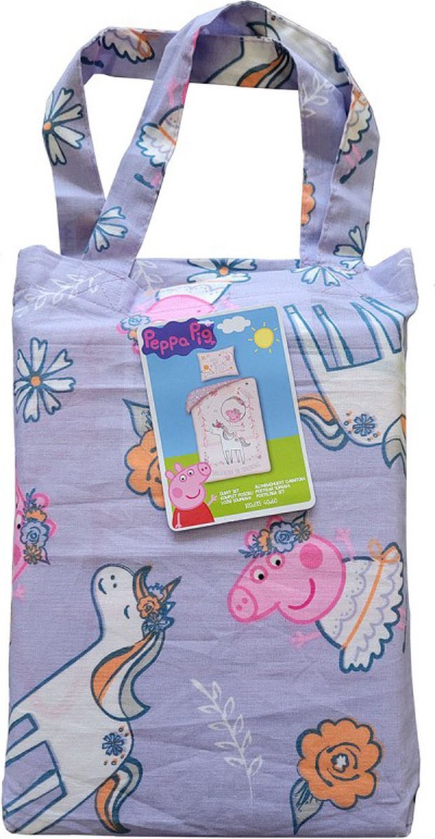 Peppa Pig Junior Dekbedovertrek 100x135cm Duurzaam Katoen