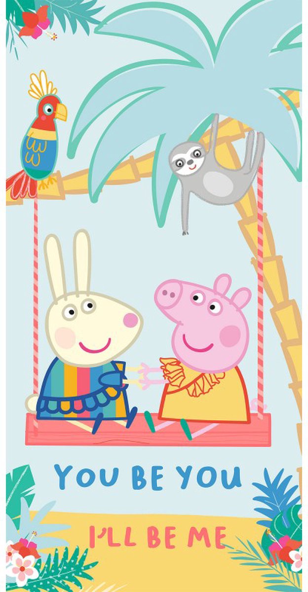 Peppa Pig Handdoek 70x140 Katoen