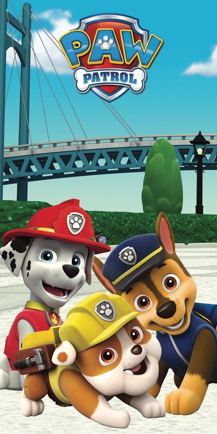 Paw Patrol Handdoek 70x140 Katoen Duurzaam
