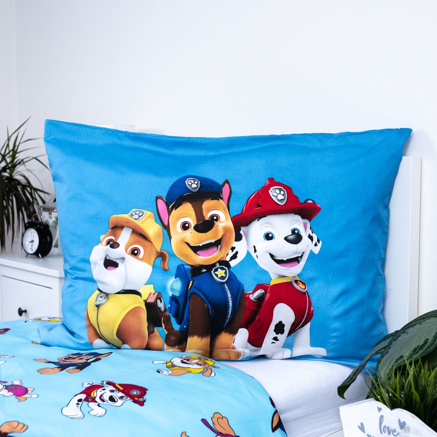 PAW Patrol Dekbedovertrek 140x200 Polyester 2in1 Duurzaam