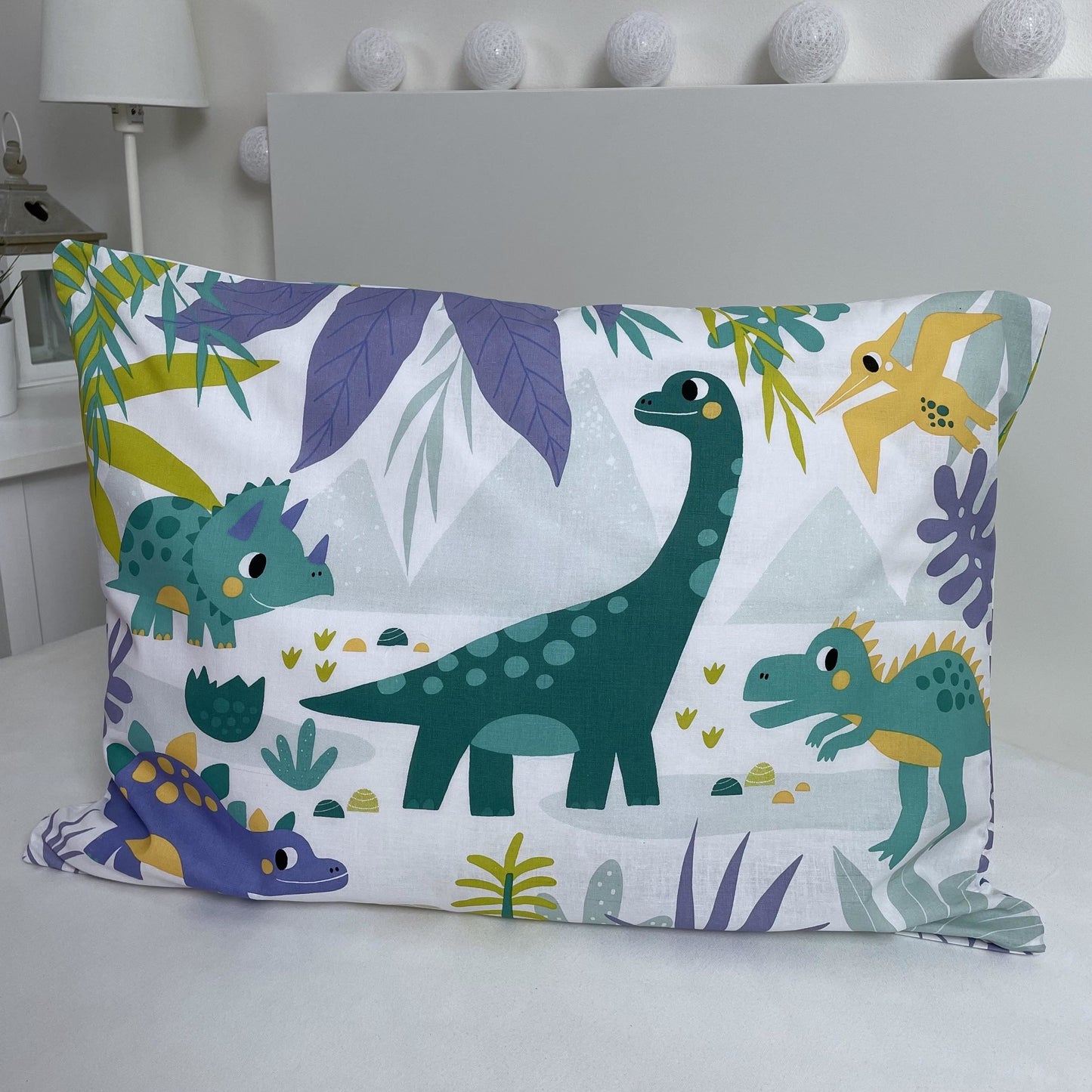 Dinosaurus Dekbedovertrek 100x135 Dino Ledikant dekbedovertrek Katoen