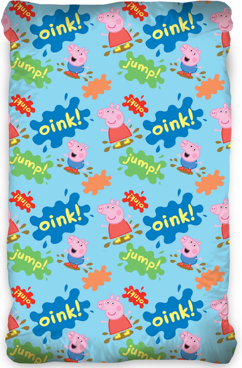 Peppa Pig George Hoeslaken 90x200 Duurzaam Katoen