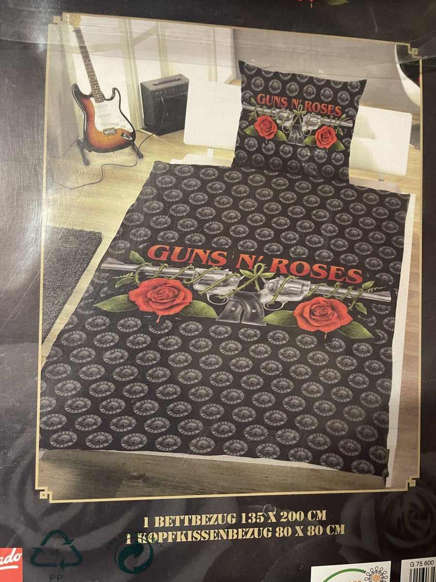 Gun 'n Roses Dekbedovertrek 140x200 Katoen 2in1