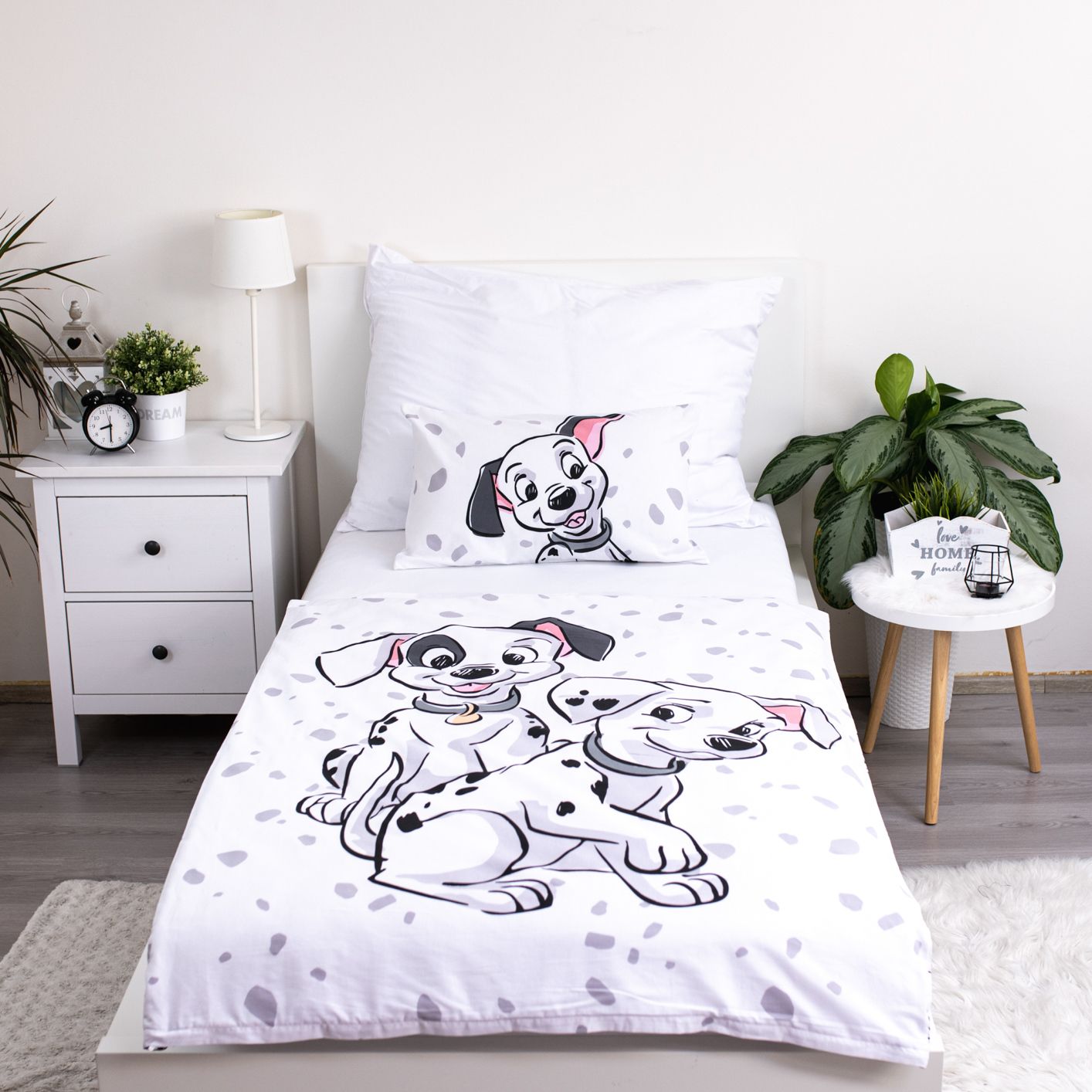 Disney 101 Dalmatiers Dekbedovertrek 100x135 Duurzaam 2in1 Katoen