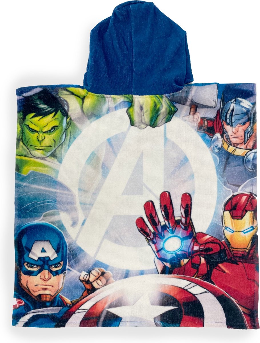 Marvel Avengers Badponcho 50x100 Duurzaam Katoen