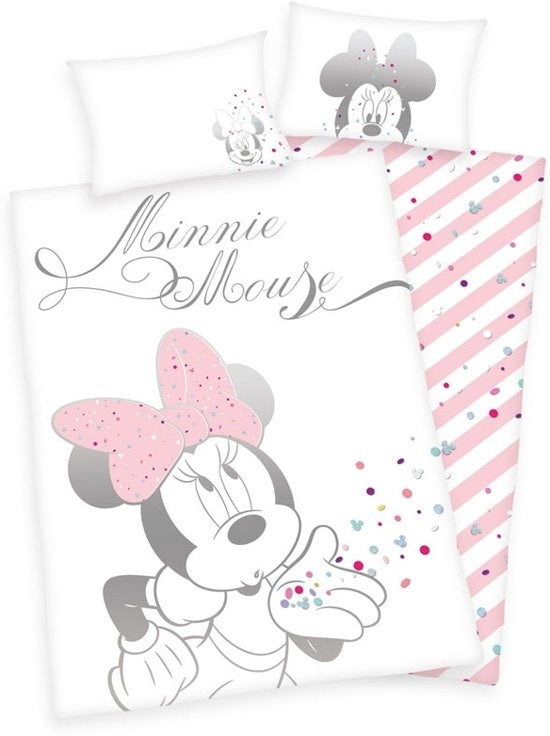 Minnie Mouse Junior Dekbedovertrek 100x135 Duurzaam Katoen 2in1