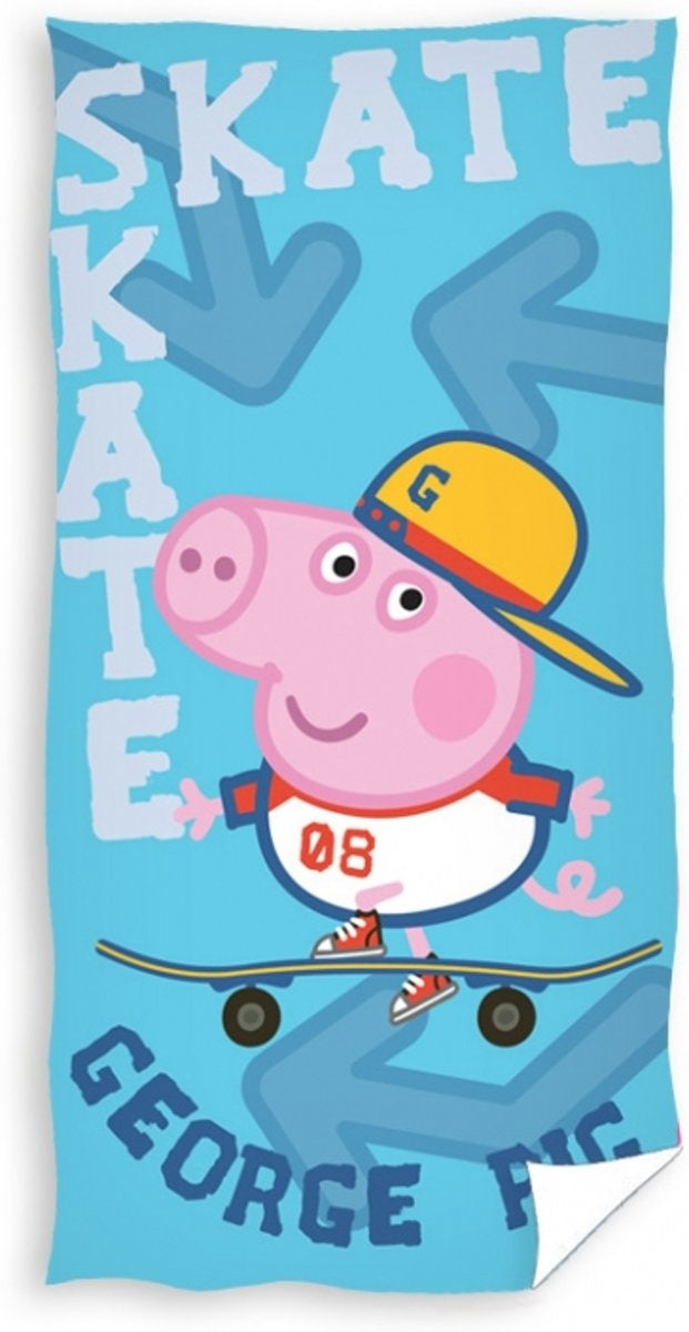 Peppa Pig Handdoek Skater George