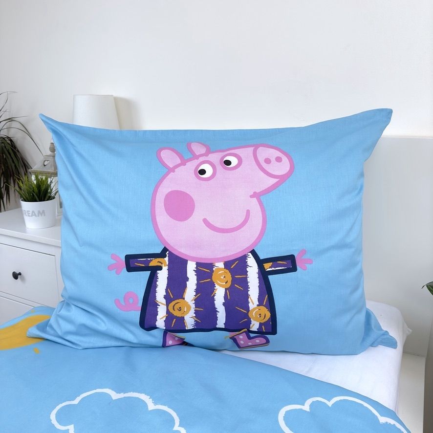 Peppa Pig Dekbedovertrek 140x200 Duurzaam Glowing