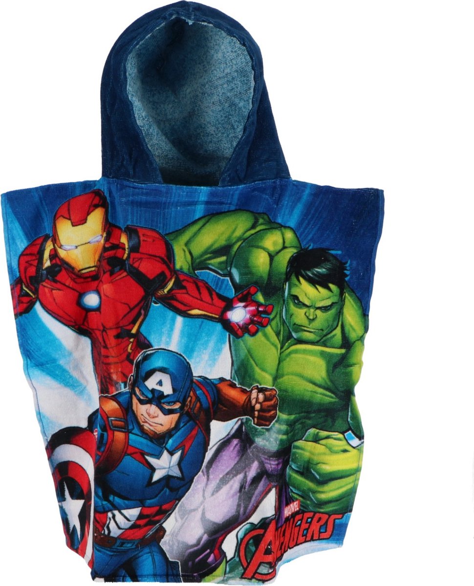 Marvel Avengers Badponcho 50x100 Duurzaam Katoen
