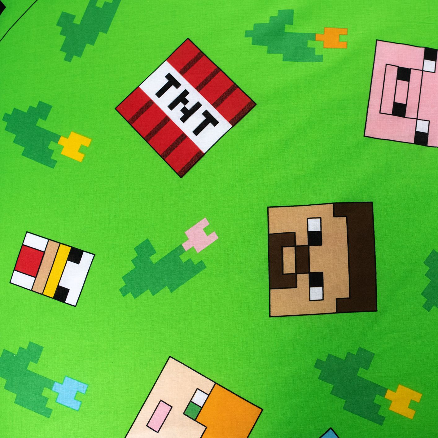 Minecraft Dekbedovertrek duurzaam Outdoor Mobs