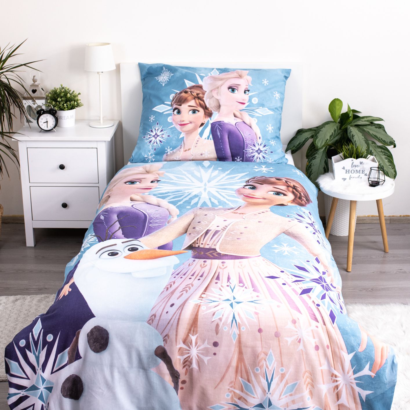 Disney Frozen Dekbedovertrek 140x200 Duurzaam 2in1