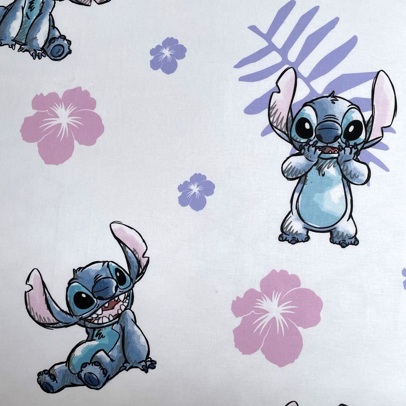 Lilo Stitch Hoeslaken 90x200 Duurzaam Katoen