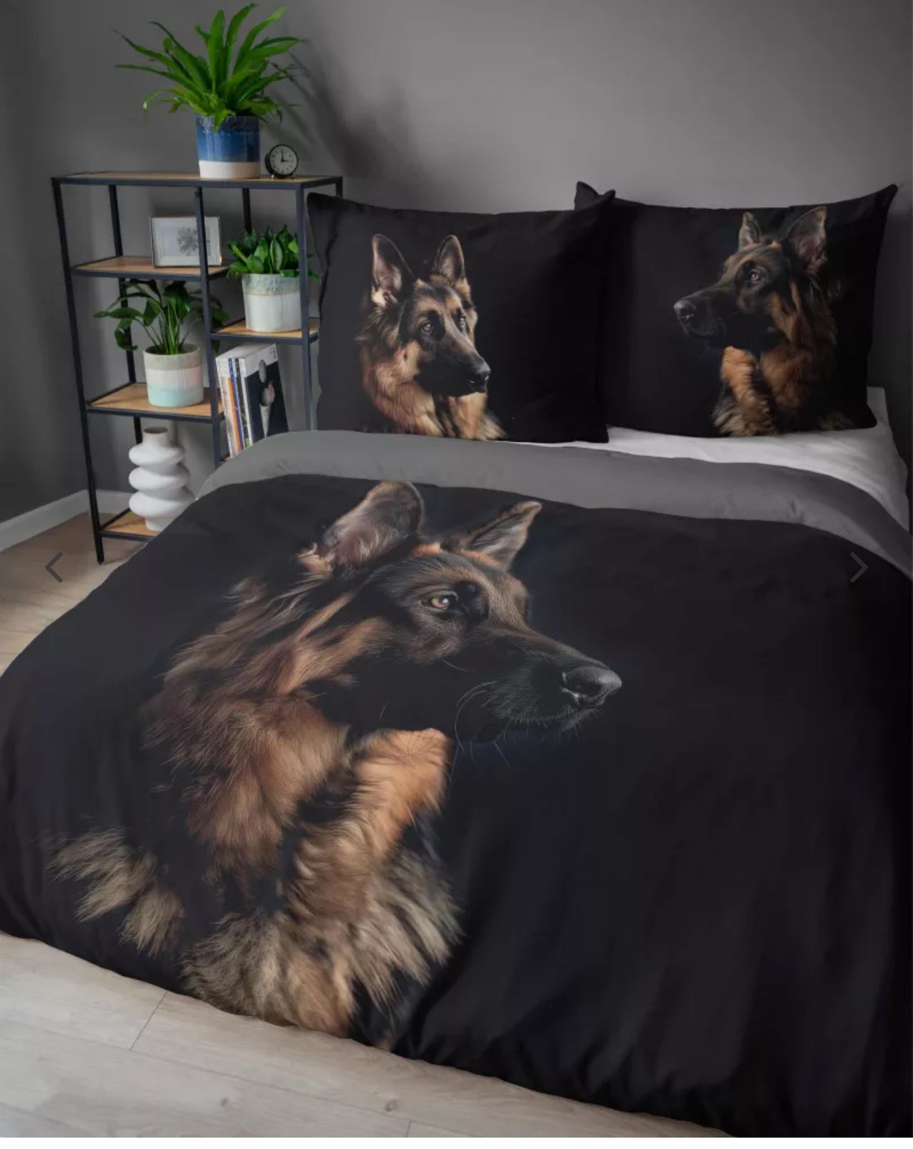Hond Herder Dekbedovertrek Tweepersoons 220x200 2in1 Duurzaam 3D Effect
