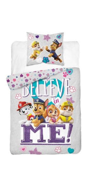 Paw Patrol Dekbedovertrek 140x200cm Glow in the dark Katoen 2in1