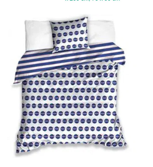 Nasa Dekbedovertrek 140x200 2in1 Duurzaam Katoen 4=3