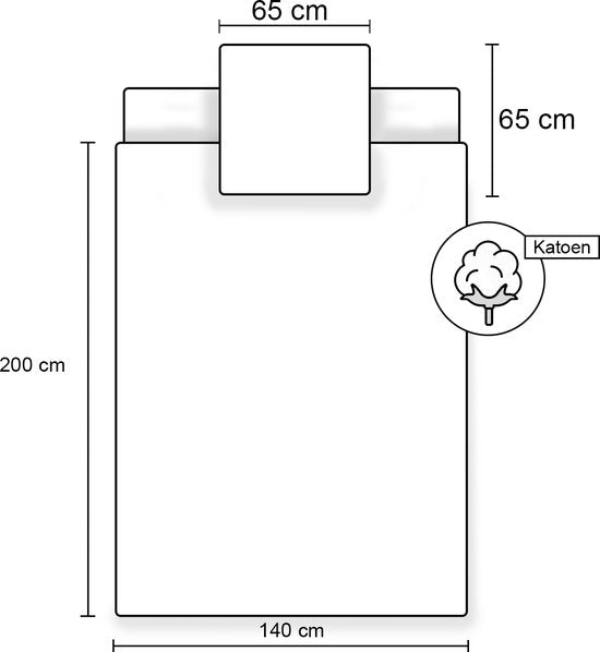 Pokemon Dekbedovertrek 140x200 2in1 Duurzaam Gestreept