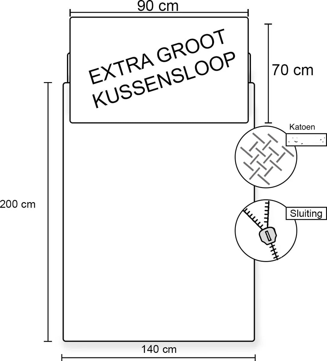 Buurman en Buurman Strandlaken Pat en Mat - 70 x 140 cm - Katoen