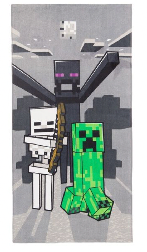 Minecraft Handdoek Creeper 70x140 Duurzaam Katoen