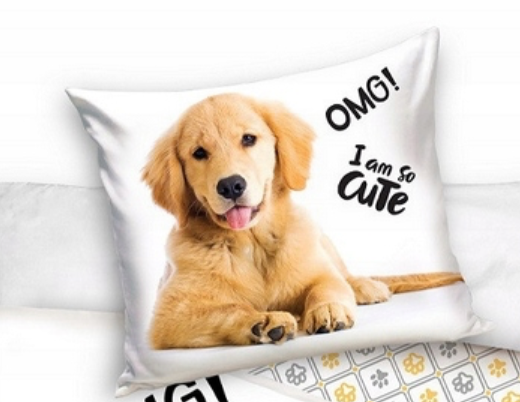 Golden Retriever Puppy Hond Dekbedovertrek 140x200 Katoen 2in1