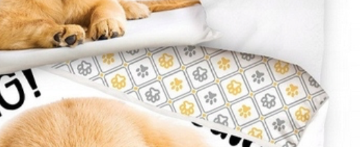 Golden Retriever Puppy Hond Dekbedovertrek 140x200 Katoen 2in1