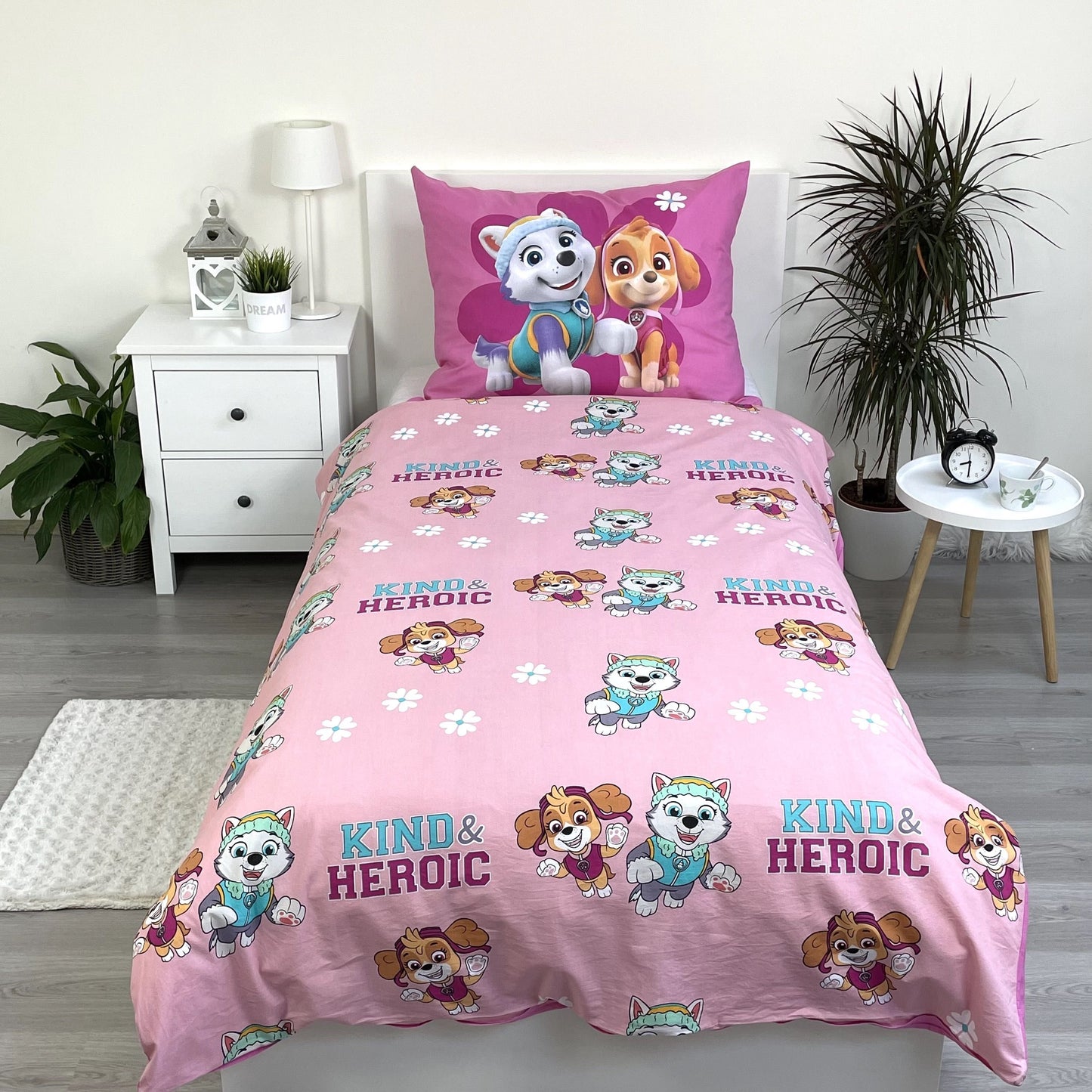 PAW Patrol Dekbedovertrek 140x200 2in1 Duurzaam Katoen Heroic