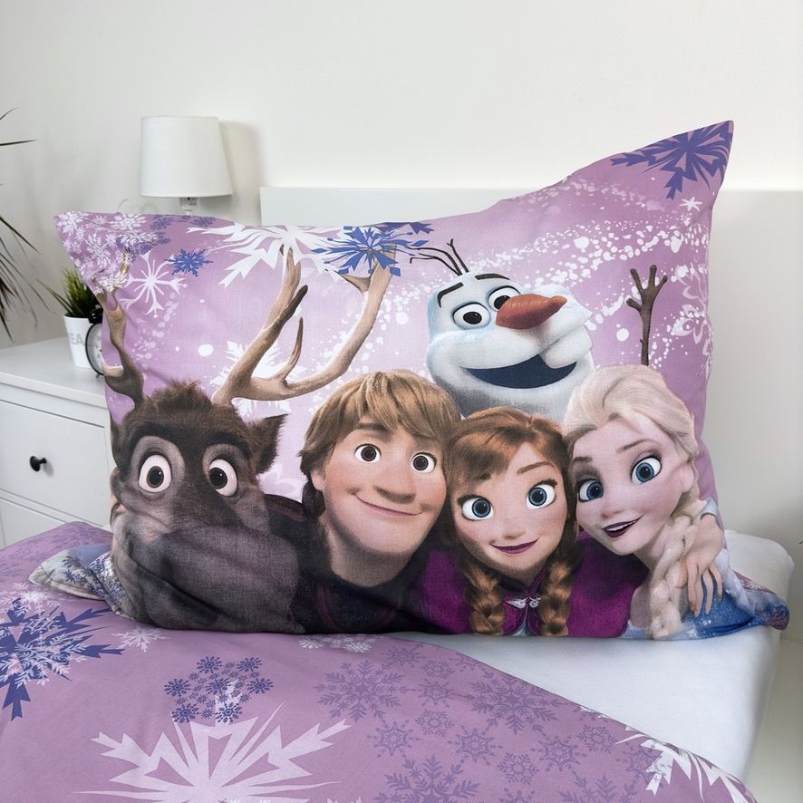 Disney Frozen Dekbedovertrek 140x200 Duurzaam Paars
