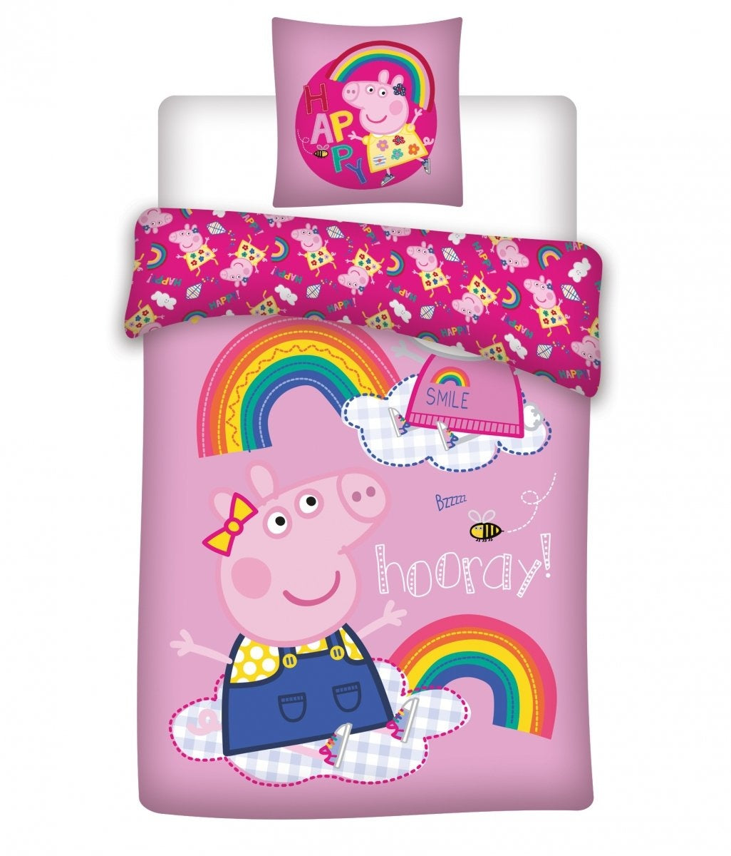 Peppa Pig Dekbedovertrek Hooray