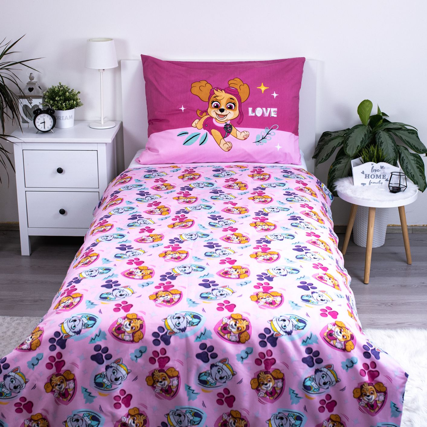 PAW Patrol Dekbedovertrek 140x200 Polyester 2in1 Duurzaam