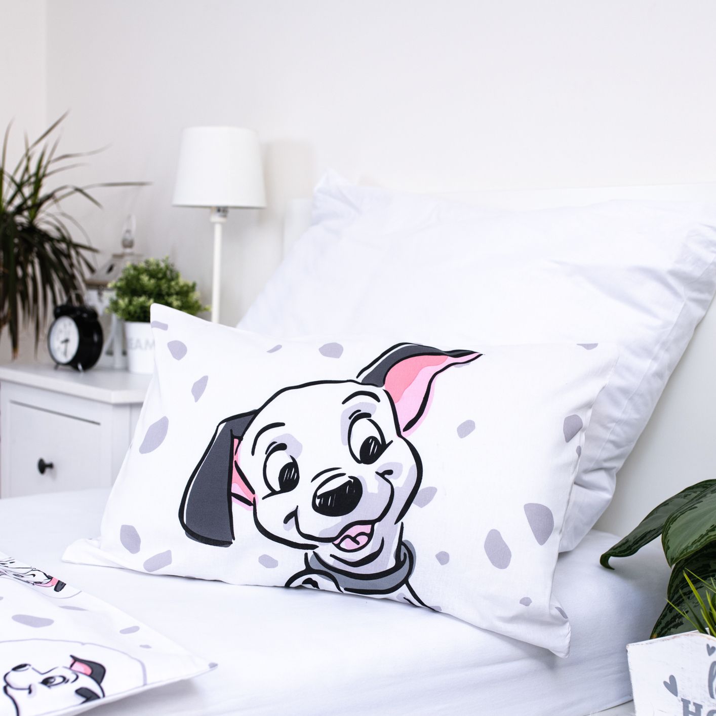 Disney 101 Dalmatiers Dekbedovertrek 100x135 Duurzaam 2in1 Katoen