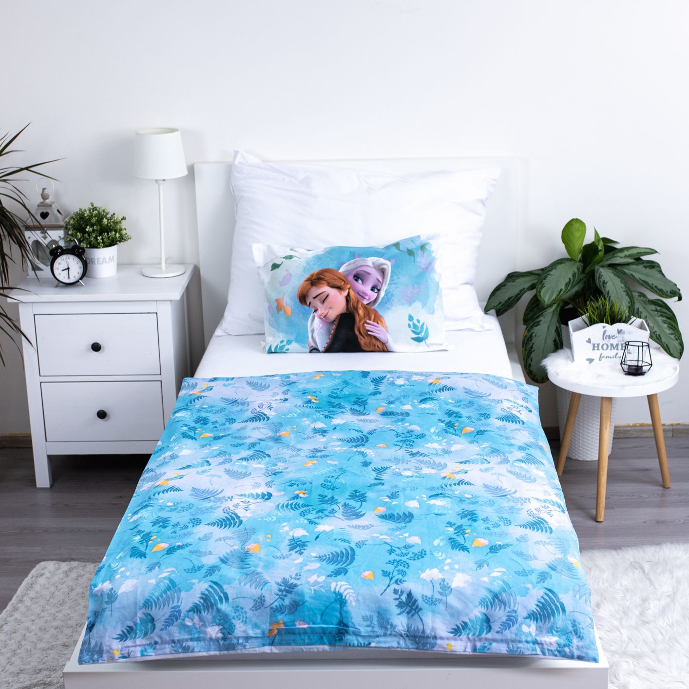 Disney Frozen Blauw Dekbedovertrek 100x135 2in1