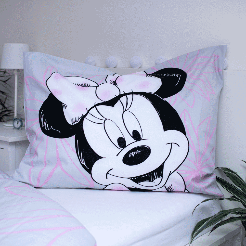 Minnie Mouse Dekbedovertrek 140x200 2in1 Duurzaam Katoen Beautifull