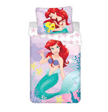 De Kleine Zeermeermin Disney Ariel Dekbedovertrek 140x200 2in1 Duurzaam