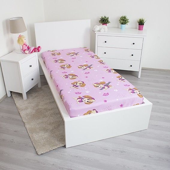 Paw Patrol Hoeslaken 90x200 Duurzaam Katoen