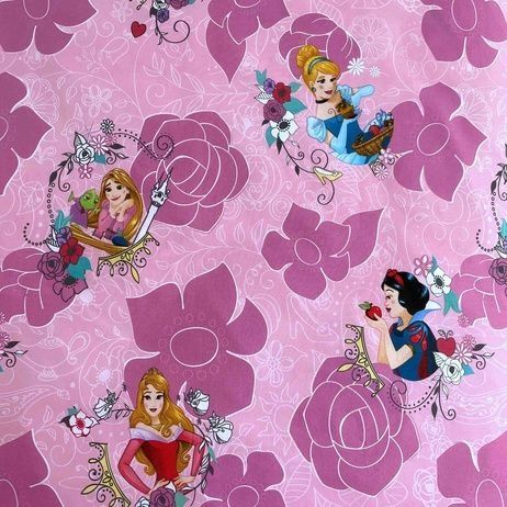Disney Prinsessen Dekbedovertrek 140x200 2in1 Duurzaam Roze