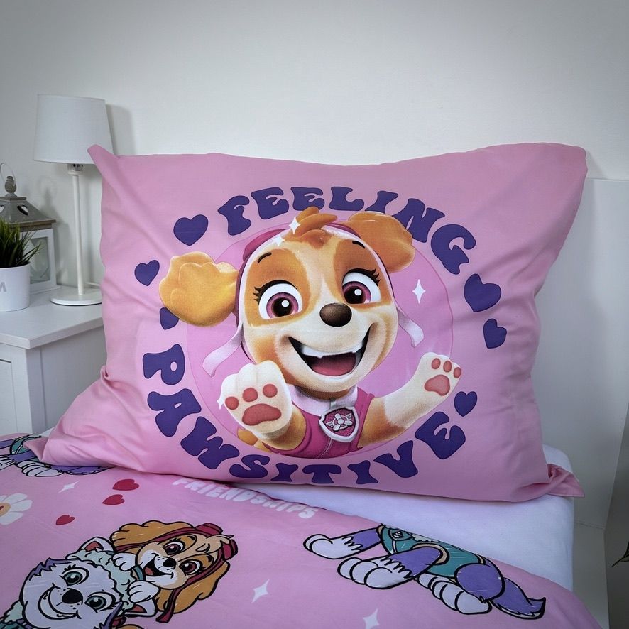 PAW Patrol Dekbedovertrek 140x200 Polyester 2in1 Duurzaam