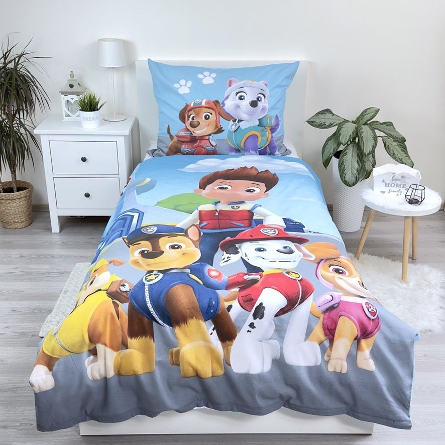 PAW Patrol Dekbedovertrek 140x200 2in1 Duurzaam Katoen