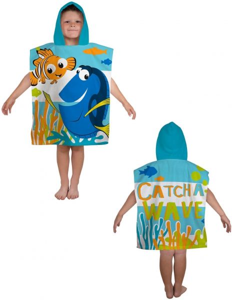 Disney Nemo Finding Dory Poncho 50x115 Katoen